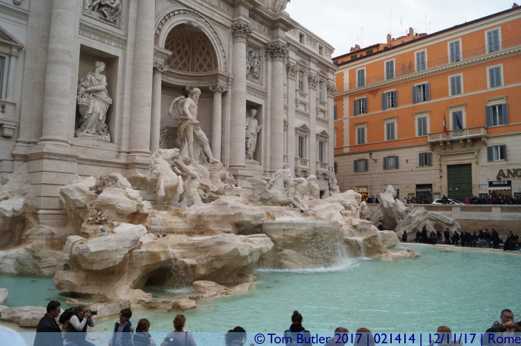 Photo ID: 021414, The Trevi Fountain, Rome, Italy