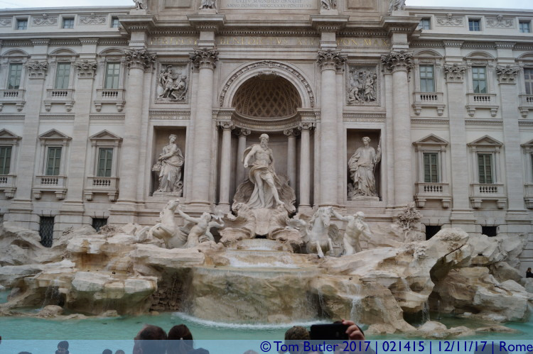 Photo ID: 021415, Fontana di Trevi, Rome, Italy