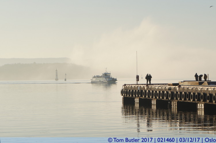 Photo ID: 021460, Ferry in the mists, Oslo, Norway