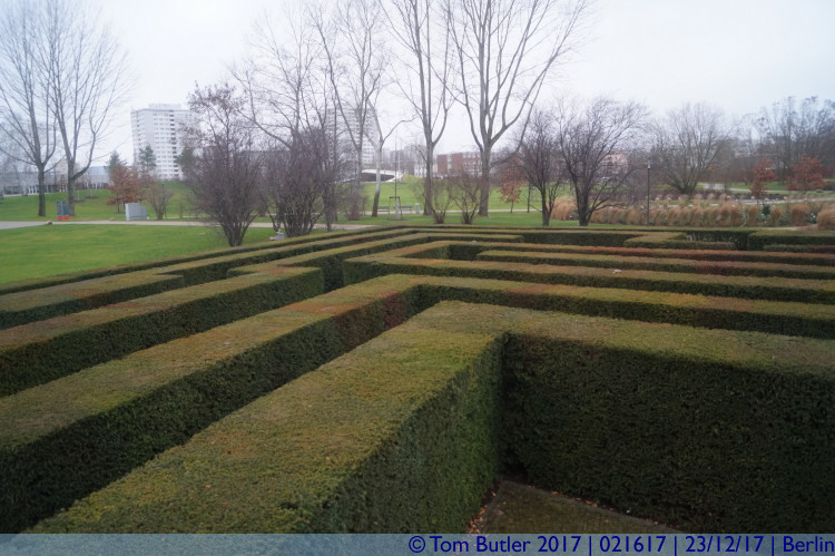 Photo ID: 021617, View over the maze, Berlin, Germany