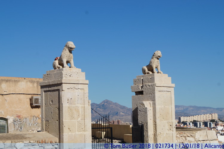 Photo ID: 021734, Lion gate, Alicante, Spain