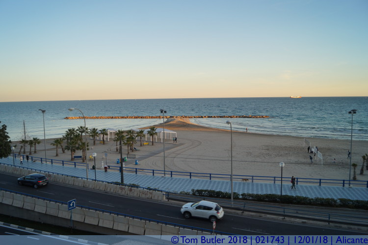 Photo ID: 021743, By the beach, Alicante, Spain
