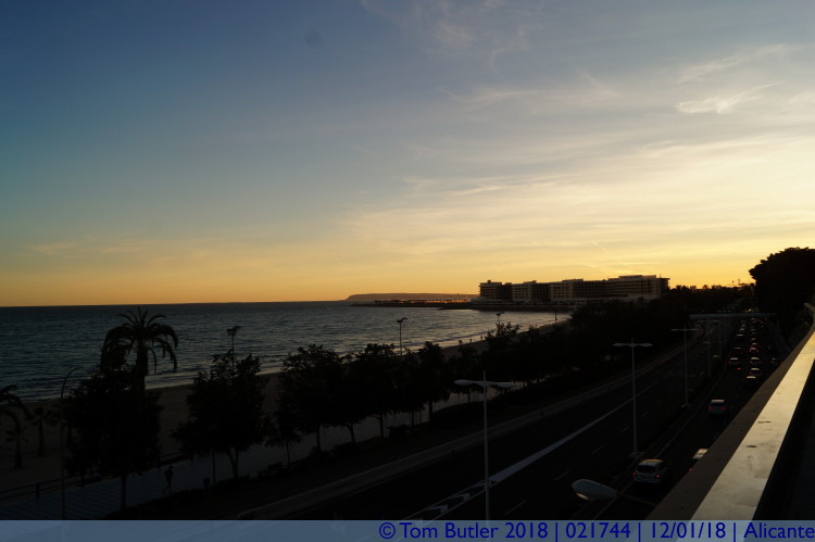 Photo ID: 021744, Sunset, Alicante, Spain