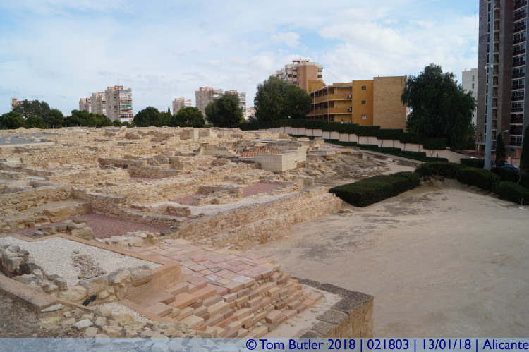 Photo ID: 021803, View over the site, Alicante, Spain
