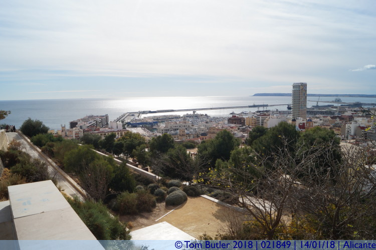 Photo ID: 021849, View from Parque de La Ereta, Alicante, Spain