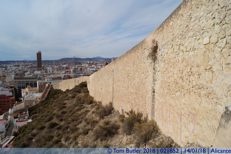 Photo ID: 021852, By the walls, Alicante, Spain