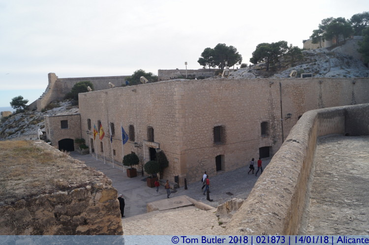 Photo ID: 021873, Looking over the barracks, Alicante, Spain