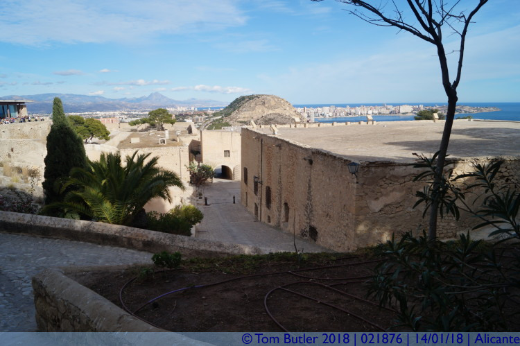 Photo ID: 021876, View over the barracks, Alicante, Spain