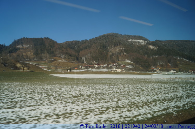 Photo ID: 021940, Snow starting to melt, near Pernegg, Austria