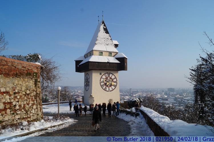 Photo ID: 021950, Giant clock, Graz, Austria