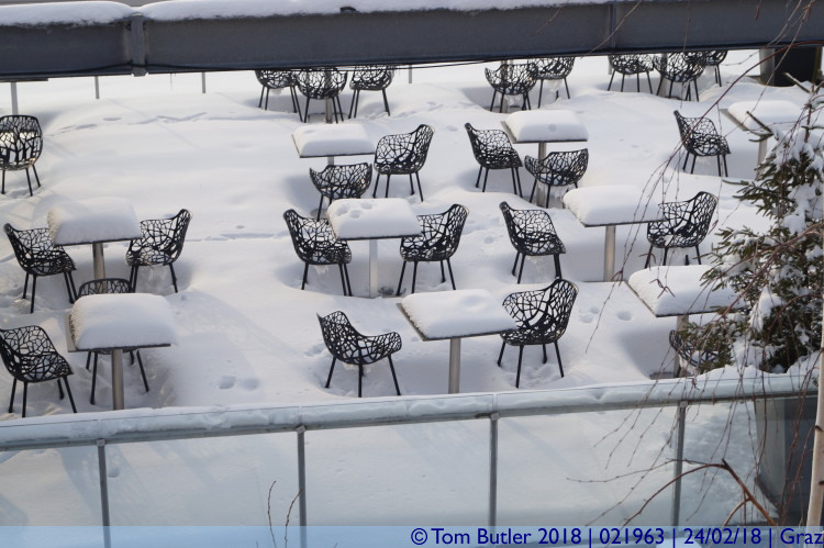 Photo ID: 021963, Snowed in caf, Graz, Austria