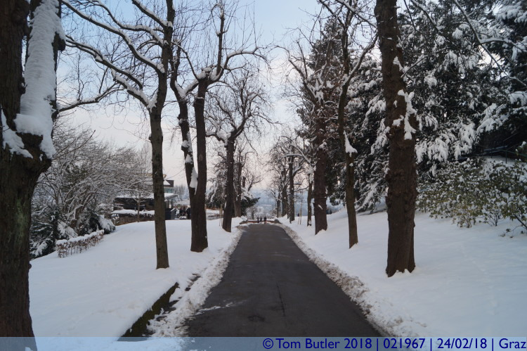 Photo ID: 021967, Paths and snow, Graz, Austria