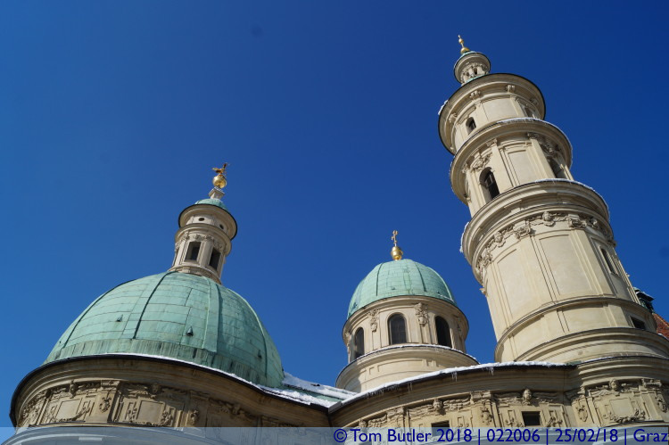 Photo ID: 022006, Mausoleum towers and domes, Graz, Austria