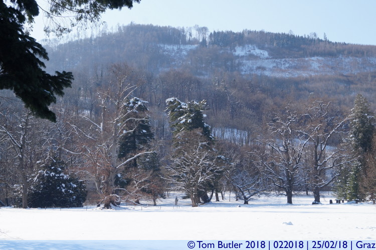 Photo ID: 022018, Snow covered hills, Graz, Austria