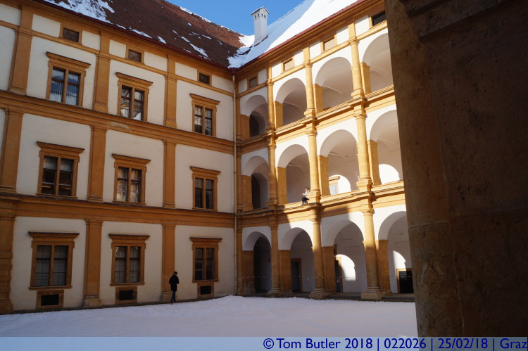 Photo ID: 022026, In the courtyards, Graz, Austria