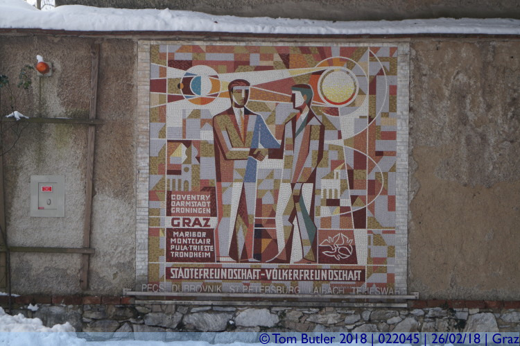 Photo ID: 022045, Mosaic, Graz, Austria