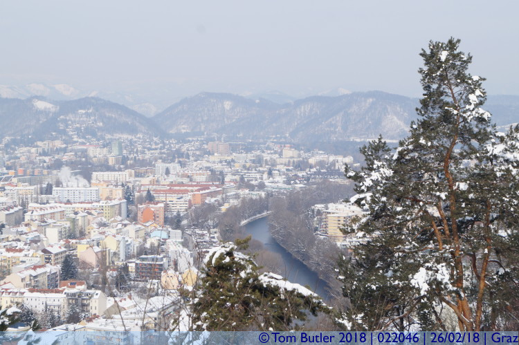 Photo ID: 022046, Mountains and river, Graz, Austria