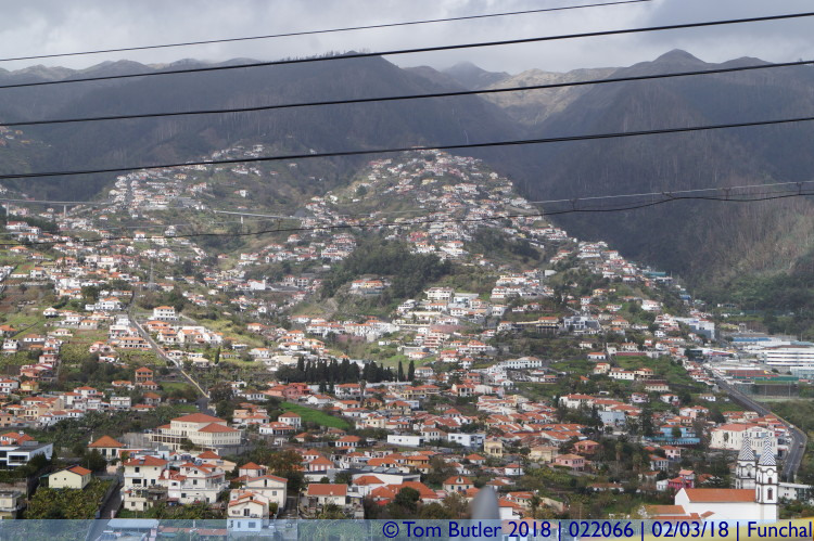 Photo ID: 022066, View from Pico Barcelos, Funchal, Portugal