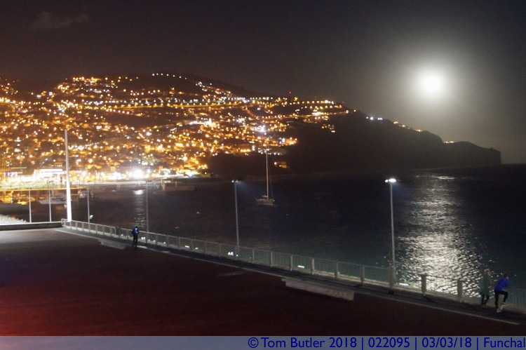 Photo ID: 022095, City lights, Funchal, Portugal