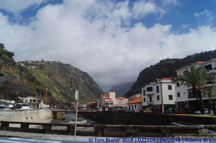 Photo ID: 022110, Looking up the valley, Ribeira Brava, Portugal