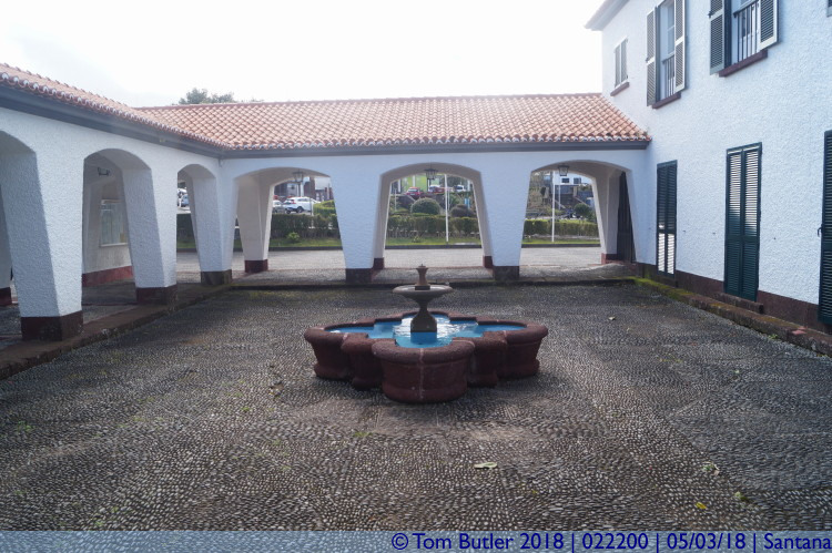 Photo ID: 022200, Town hall courtyard, Santana, Portugal