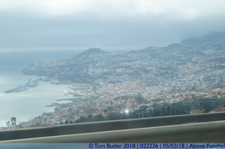 Photo ID: 022226, View over the city, Above Funchal, Portugal