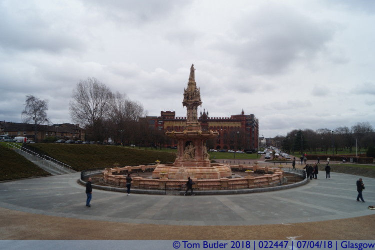 Photo ID: 022446, Doulton Fountain, Glasgow, Scotland