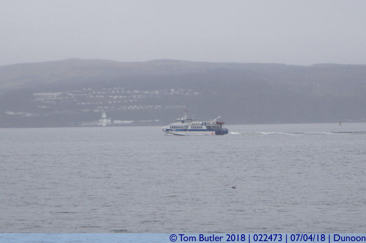 Photo ID: 022473, Ferry departing, Dunoon, Scotland