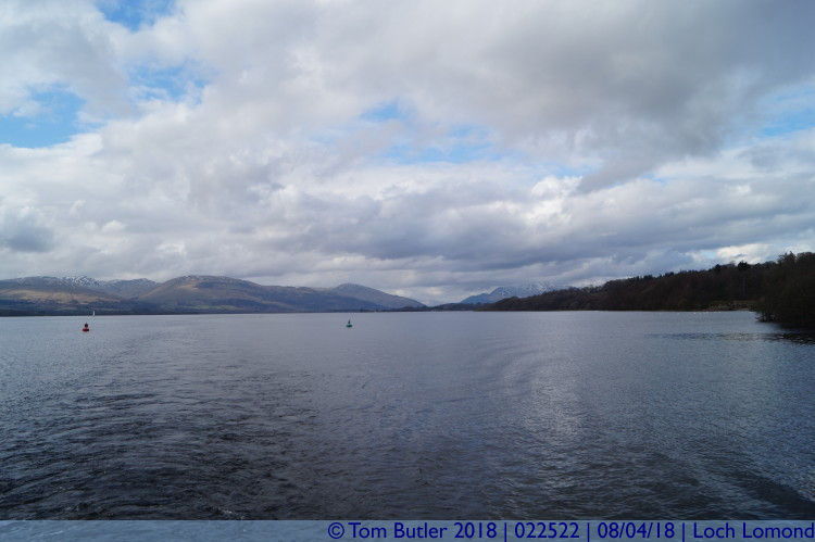 Photo ID: 022522, Looking North, Loch Lomond, Scotland