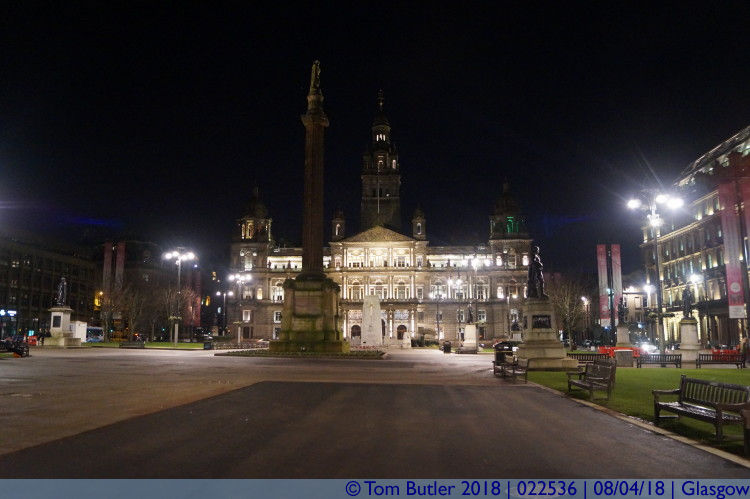 Photo ID: 022536, George Square, Glasgow, Scotland