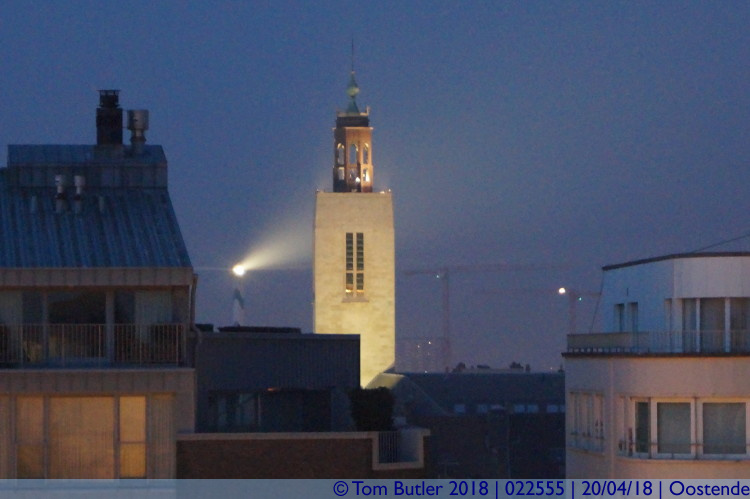 Photo ID: 022555, Town hall spire, Oostende, Belgium
