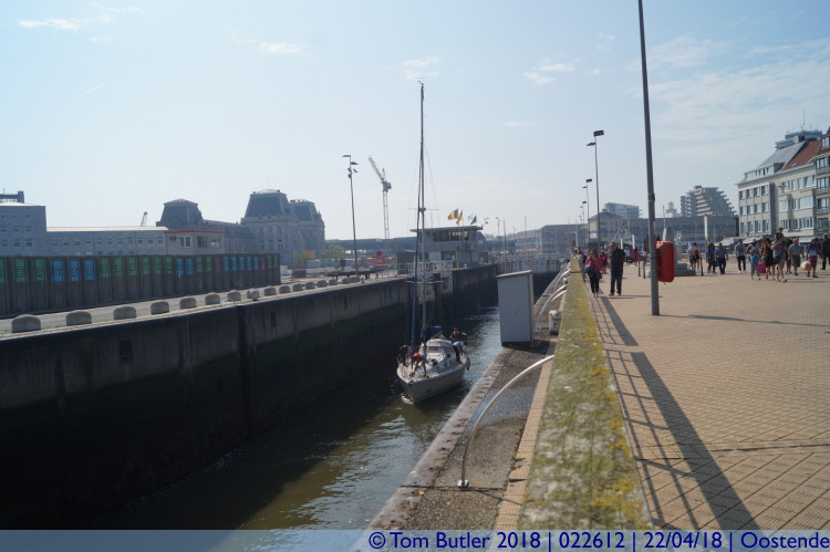 Photo ID: 022612, Leaving the lock, Oostende, Belgium