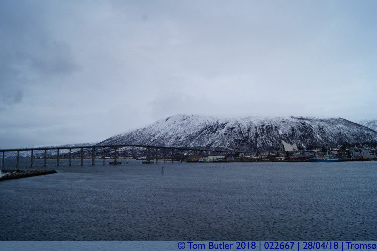 Photo ID: 022667, View from the harbour, Troms, Norway