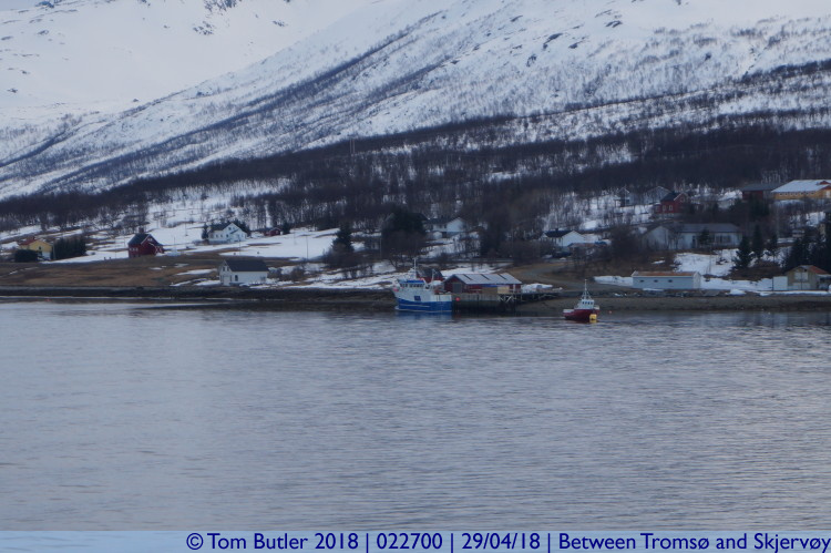 Photo ID: 022700, Fishing village, Between Troms and Skjervy, Norway