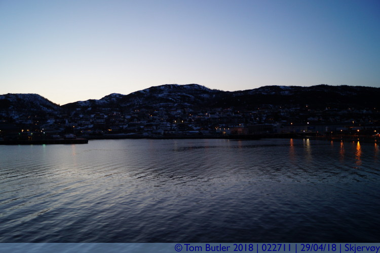 Photo ID: 022711, Heading into port, Skjervy, Norway