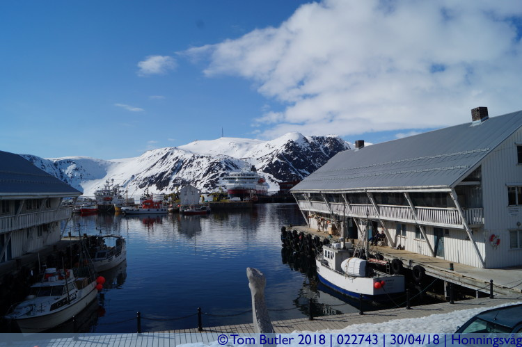 Photo ID: 022743, Moored Hurtigruten, Honningsvg, Norway
