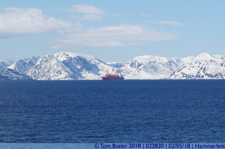 Photo ID: 022820, Liquid Natural Gas tanker, Hamemrfest, Norway