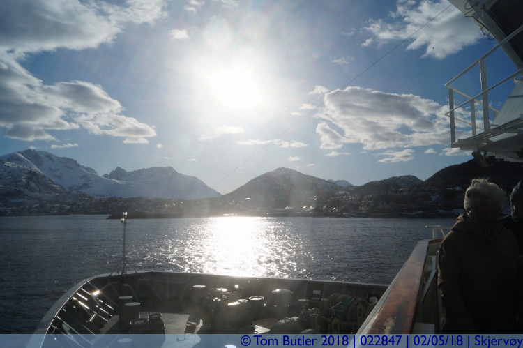 Photo ID: 022847, Entering harbour, Skjervy, Norway