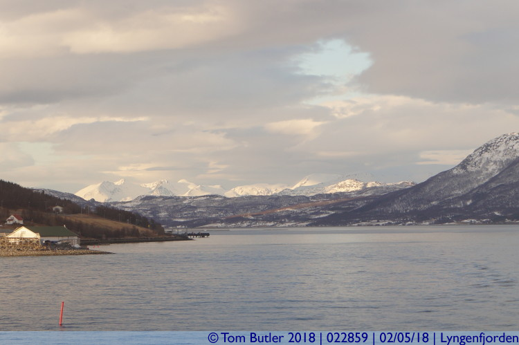 Photo ID: 022859, Looking up the fjord, Lyngenfjorden, Norway