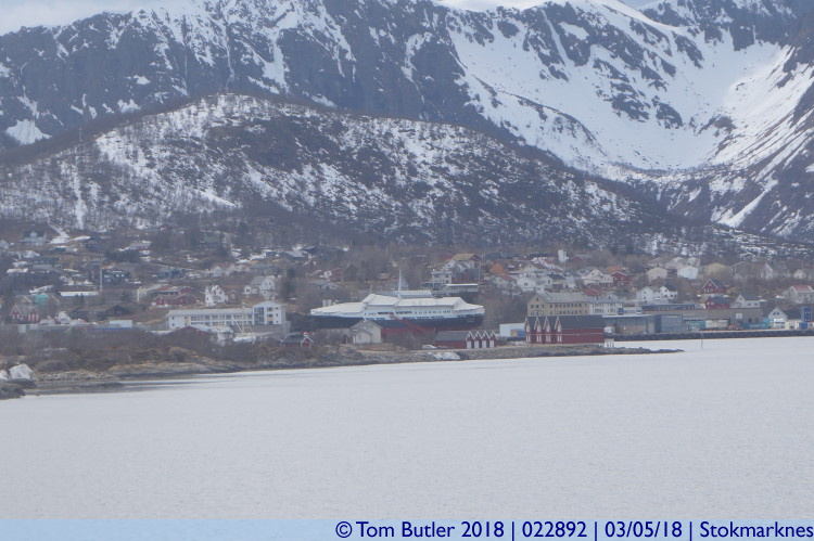 Photo ID: 022892, Approaching the harbour, Stokmarknes, Norway