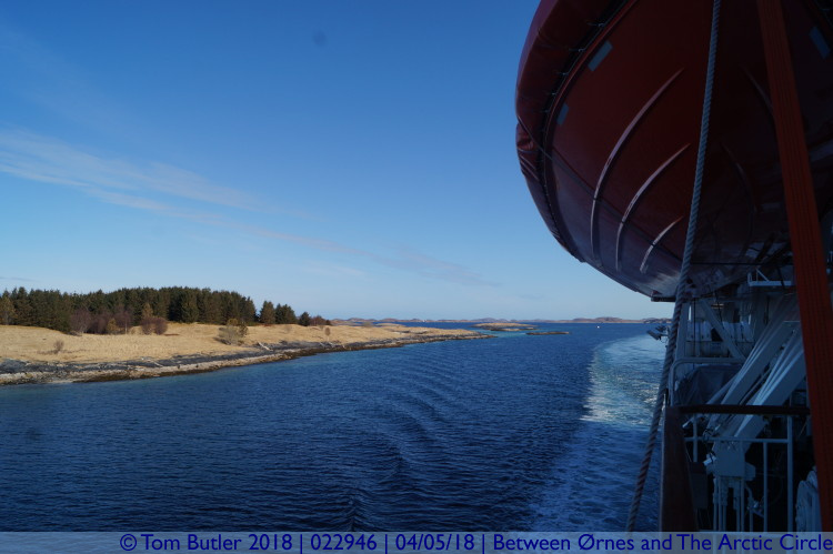 Photo ID: 022946, Passing islands, Between rnes and The Arctic Circle, Norway