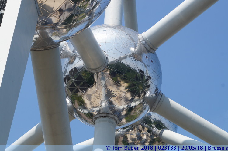 Photo ID: 023133, Under the Atomium, Brussels, Belgium