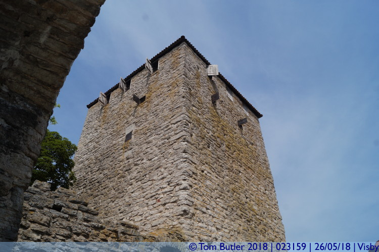 Photo ID: 023159, Looking up the Kruttornet, Visby, Sweden