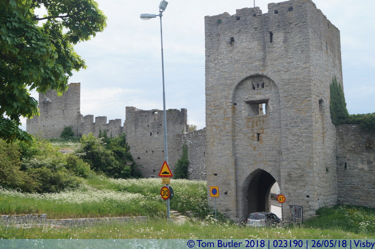 Photo ID: 023190, Norderport and start of the Western walls, Visby, Sweden