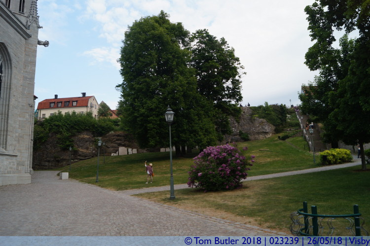 Photo ID: 023239, Terrace behind the cathedral, Visby, Sweden
