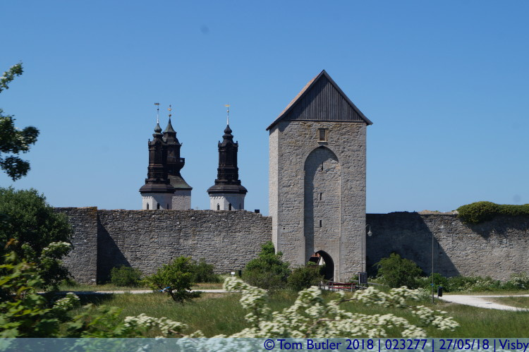 Photo ID: 023277, Dalmanstornet and Cathedral, Visby, Sweden
