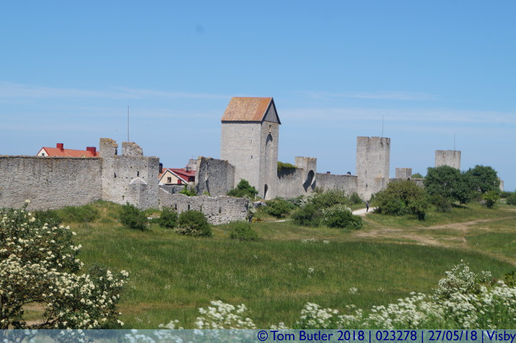 Photo ID: 023278, Eastern walls and trenches, Visby, Sweden