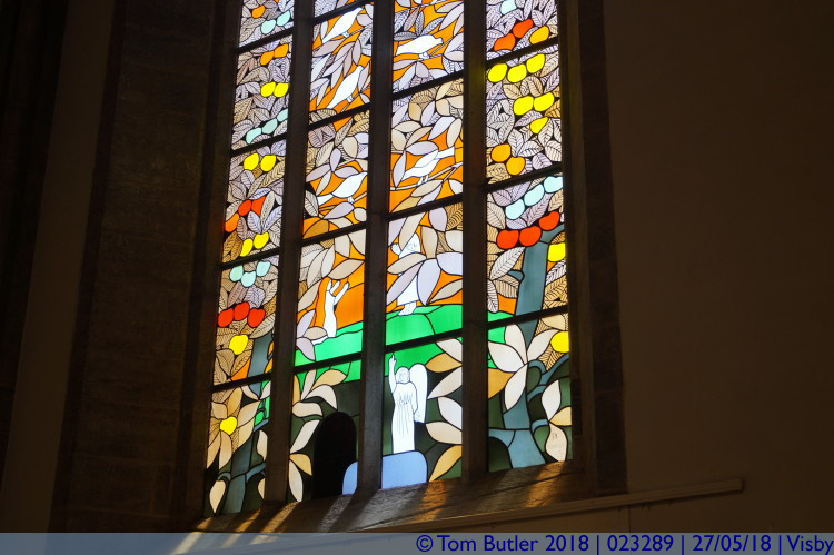 Photo ID: 023289, Stained glass, Visby, Sweden