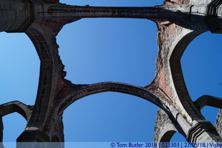 Photo ID: 023303, Looking up into the vaults, Visby, Sweden