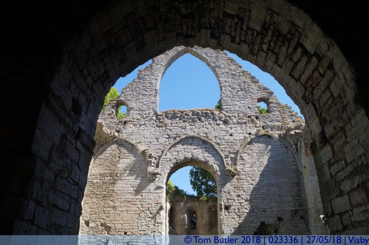 Photo ID: 023336, Inside Drottens ruins, Visby, Sweden